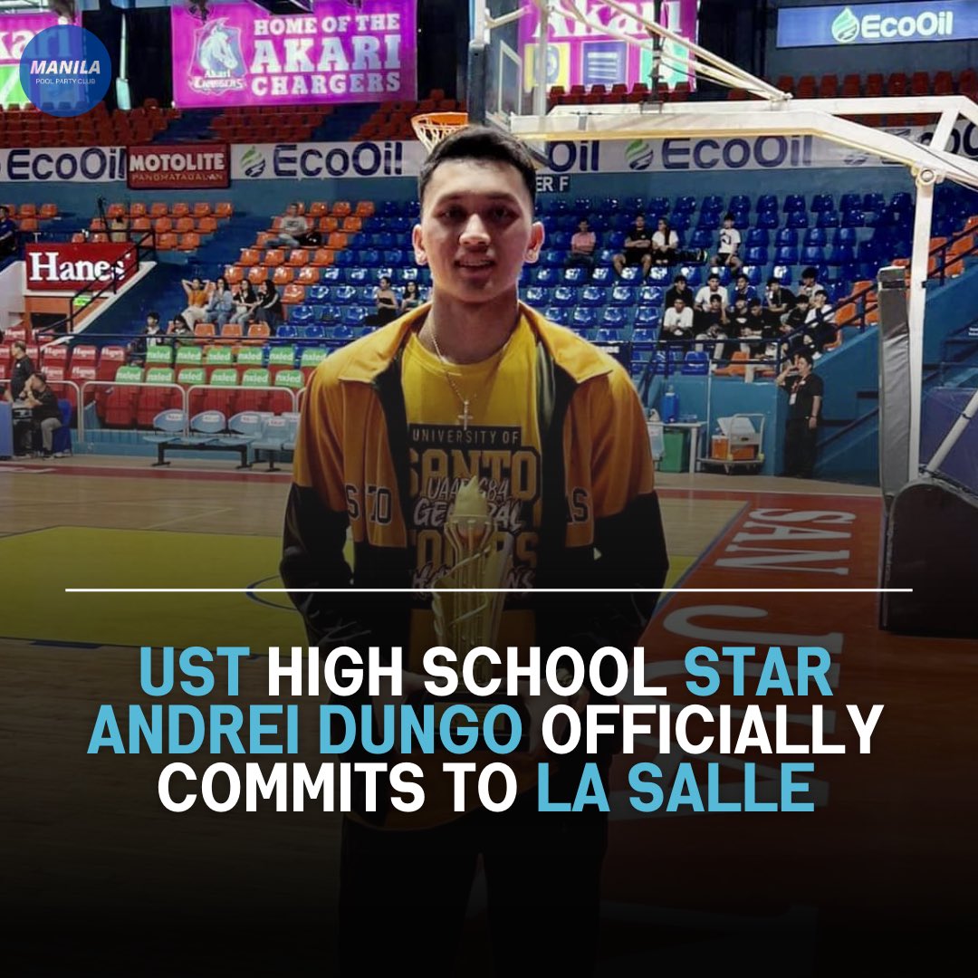 ManilaPPC's tweet photo. UST High School star Andrei Dungo officially commits to La Salle

#UAAP #basketball #GoUSTe #AnimoLaSalle https://t.co/BfYKvV6zeE