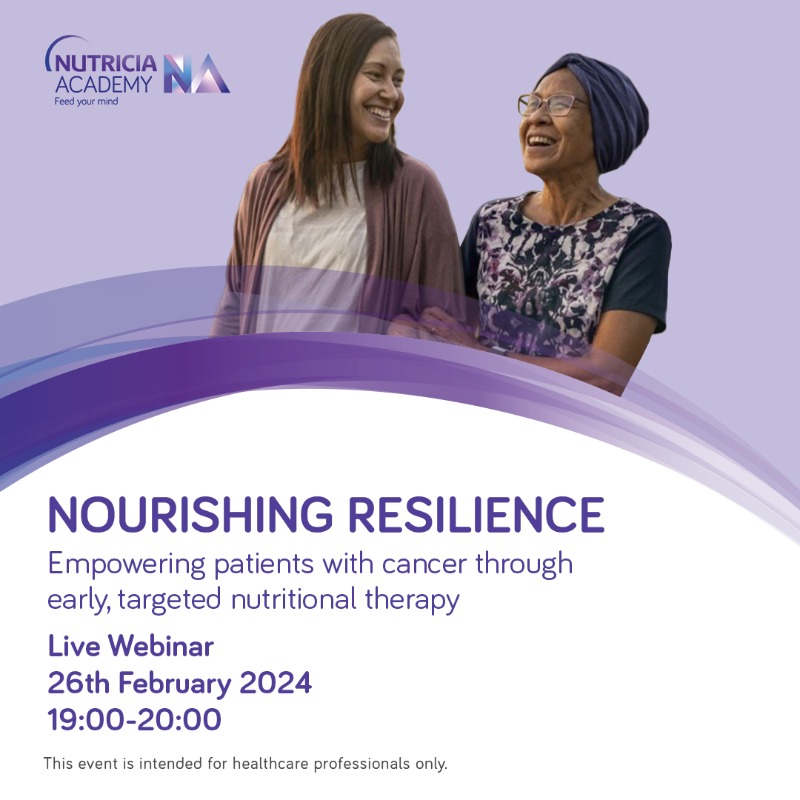 NutriciaHCPUK's tweet photo. Register today to join our live Oncology Webinar on 26th February with Professor Prado - sharing new evidence for 2024.