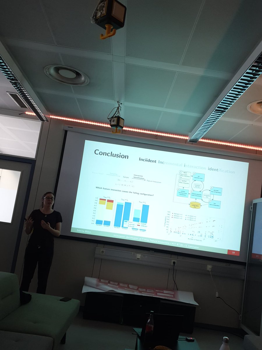 Sabrina Böhm (<a href="/Boehm_Sa/">Sabrina Böhm</a>) and Rahel Sundermann from our group are on a meet-and-greet today at Ina Schaefer's group <a href="/tva_sns/">TVA (KASTEL)</a> <a href="/KITinformatik/">KIT-Fakultät für Informatik</a>.

Sabrina is giving her #VaMoS24 talk.