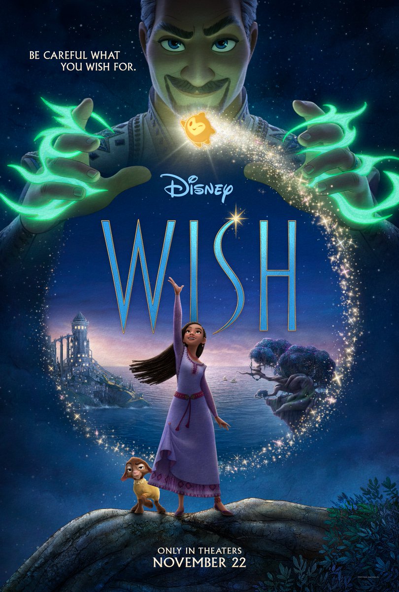 Join us TOMORROW for WISH! 📽 Asha, a sharp-witted idealist, makes a wish so powerful that it's answered by a cosmic force called Star.✨ Together, Asha & Star confront a formidable foe, King Magnifico, to save her community.😱 📅 Wed 21 Feb, 2pm 🎫 bit.ly/3SjsMwZ