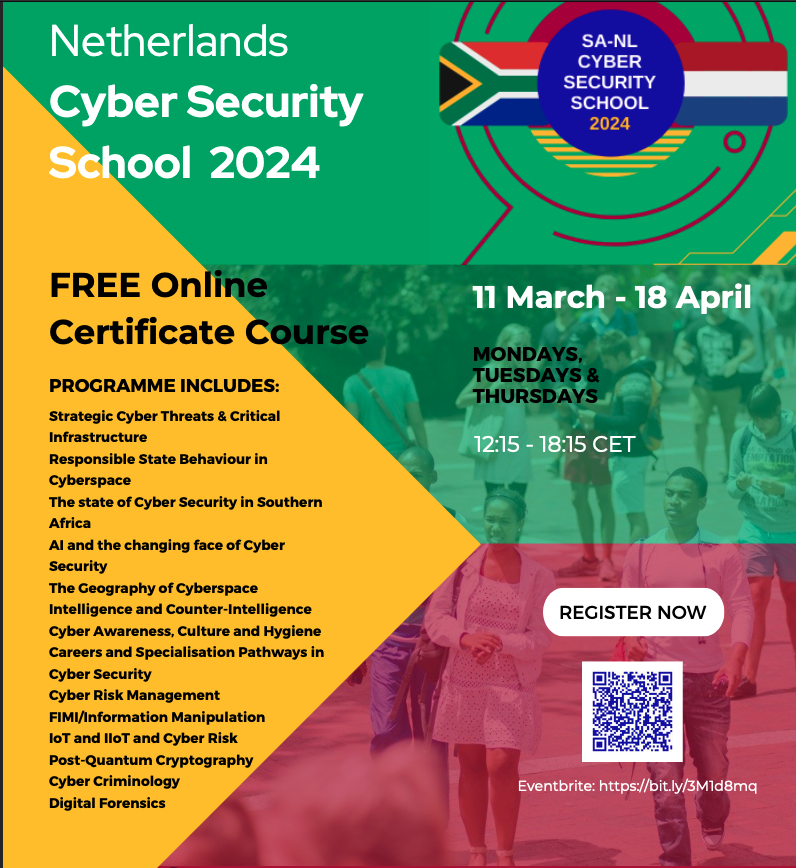 crypticg00se's tweet photo. South Africa-Netherlands Cyber Security School 2024 - FREE Online
Certificate Course. https://t.co/LCEv4fQdn5
#southafrica #zatech #cyber https://t.co/iQaOs0iVnZ