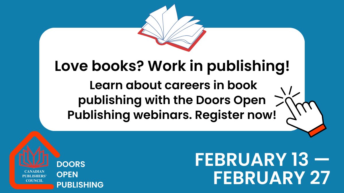 Check out this free webinar series from Open Door Publishing from February 13-27! pubcouncil.ca/doorsopenpubli…