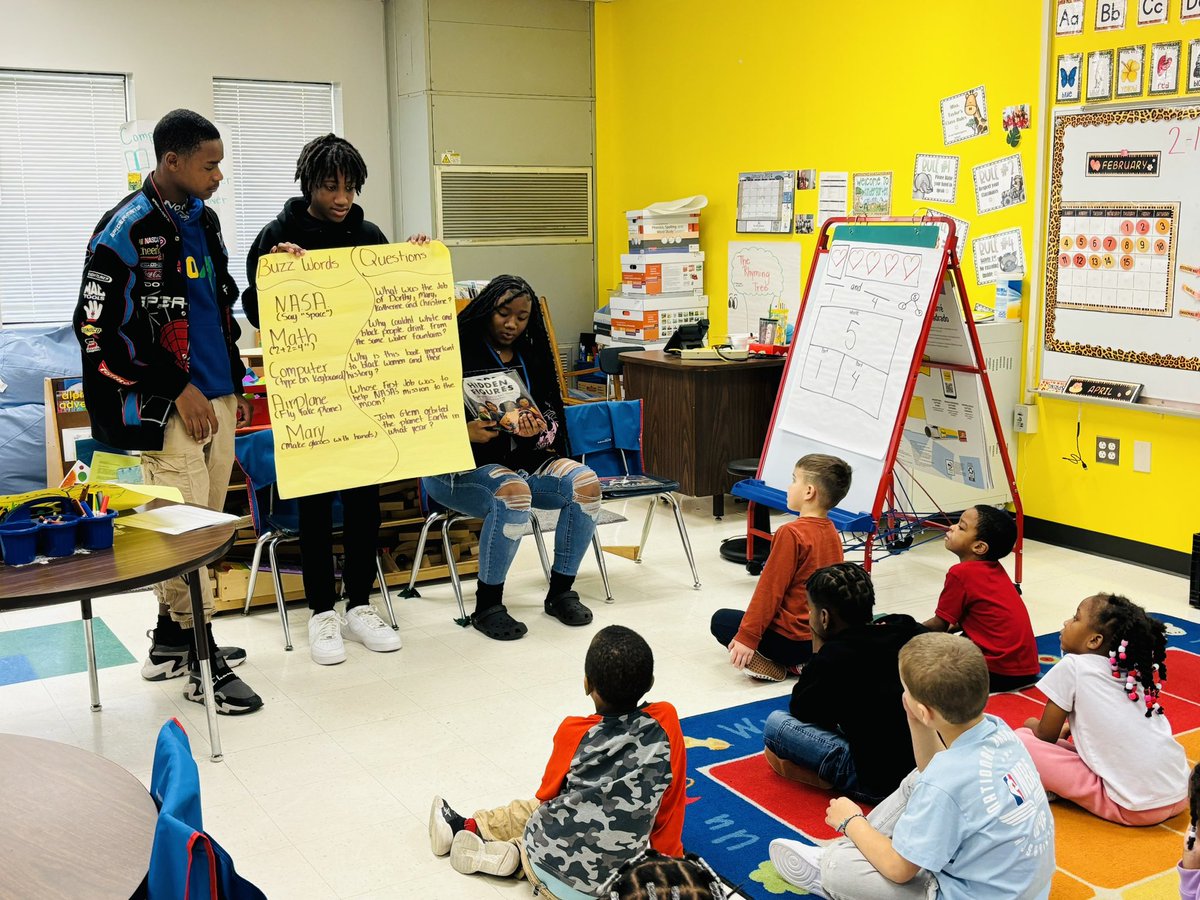 AVIDwithCallie's tweet photo. The W.A. Perry 8th Grade AVID Elective students had an enjoyable time sharing their love of reading with students at Watkins Nance Elementary! https://t.co/ZLaaDnquez