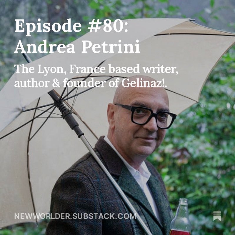 Good Catholic boy Andrea Petrini (@THEGELINAZ) came on the podcast to talk about the lack of attention paid to music in restaurants, his at home health routine, the joy of dining out early, the restaurant bubble, embracing chaos, and more. open.substack.com/pub/newworlder…