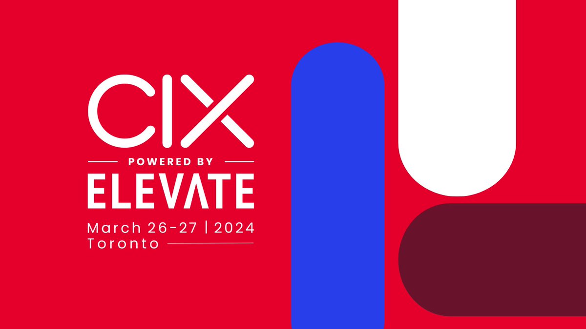 We’re excited to announce our partnership with <a href="/CIXCommunity/">CIXCommunity</a>. CIX, powered by Elevate, is Canada’s largest startup awards program and investment summit.
CIX will be held on March 26 and 27, 2024, at Design Exchange, downtown Toronto. 
Visit cixsummit.com for tickets!