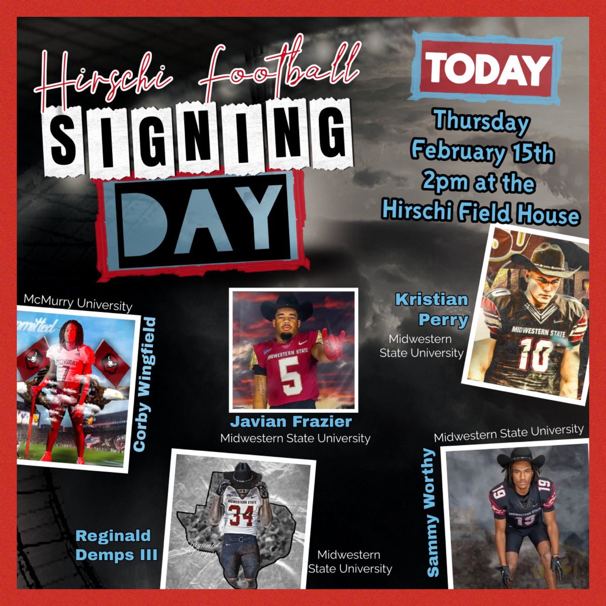 khoward1831's tweet photo. Today’s the day.  @_coachLJohnson @HirschiFootball https://t.co/lVdA4Ushpw
