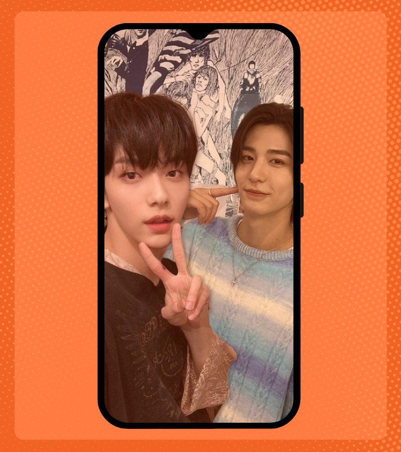 PLAKEIJI00's tweet photo. ㅤ

  #JIJI updates! ⌚️11:35 PM  📅021524

📱 : with our very first guest! thank you so much for coming, val! looking forward for your debut soon~

ㅤ https://t.co/fdOTXotVCz