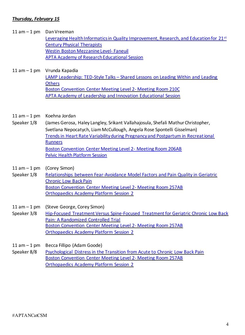 APTAofNC (@aptaofnc) on Twitter photo #APTANCatCSM presentations starting at 11 <a href="/VrundaPTDPT/">Vrunda PT DPT</a> <a href="/DukeRehab/">Duke Health Rehabilitation Services</a> <a href="/DukeMSK/">Duke MSK</a> <a href="/ResearchAPTA/">Academy of Physical Therapy Research, APTA</a> <a href="/TheAPTAALI/">APTA Academy of Leadership and Innovation</a> <a href="/aptapelvic/">Academy of Pelvic Health Physical Therapy</a> @OrthopaedicAPTA <a href="/APTANCSSIG/">APTA NC Student SIG</a> @APTAtweets #APTACSM2024 #APTANCatCSM presentations starting at 11 <a href="/VrundaPTDPT/">Vrunda PT DPT</a> <a href="/DukeRehab/">Duke Health Rehabilitation Services</a> <a href="/DukeMSK/">Duke MSK</a> <a href="/ResearchAPTA/">Academy of Physical Therapy Research, APTA</a> <a href="/TheAPTAALI/">APTA Academy of Leadership and Innovation</a> <a href="/aptapelvic/">Academy of Pelvic Health Physical Therapy</a> @OrthopaedicAPTA <a href="/APTANCSSIG/">APTA NC Student SIG</a> @APTAtweets #APTACSM2024