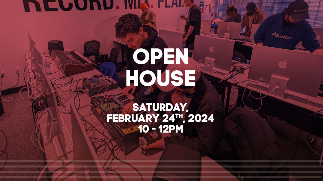 Don't miss our next Open House, Saturday, Feb 24! 🎵 Meet students &amp; instructors, tour our campus, check out some interactive live demos + more! Details: bit.ly/SAE-VAN-OH