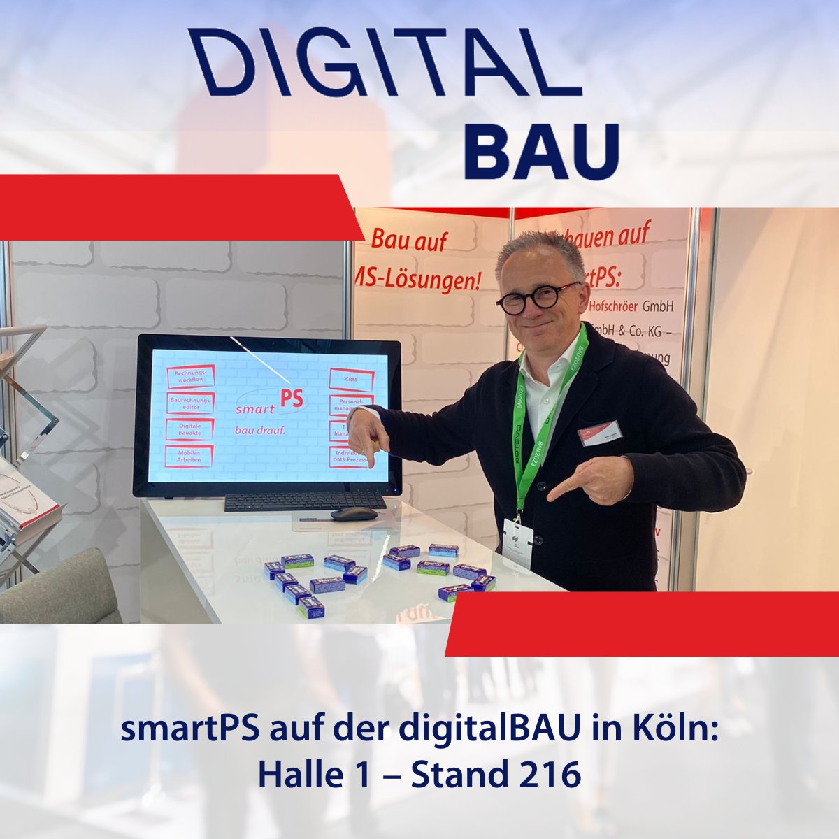 #smartPS lädt #Bauunternehmen zur #digitalBAU ein! Die Messe öffnet vom 20. – 22. Februar 2024 in Köln ihre Türen.
 
Wir freuen uns auf euch!

smartps.de/digitalbau-202…