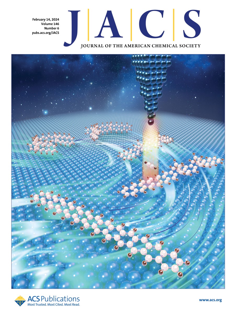 From this week's covers: 'Synthesis of Tridecacene by Multistep Single-Molecule Manipulation' @GottfriedGroup @BettingerLab @RalfTonner Read the full open access article to learn more ➡️ go.acs.org/84j