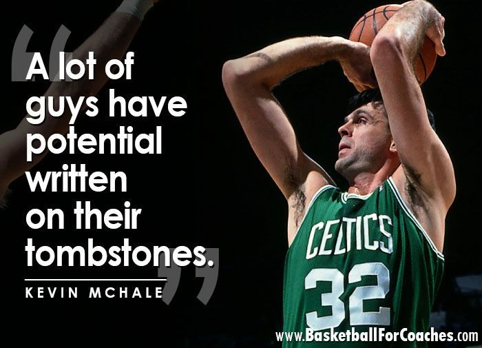 BballCoachMac's tweet photo. "A lot of guys have potential written on their tombstones"

- Kevin McHale https://t.co/zlzwrK90c6