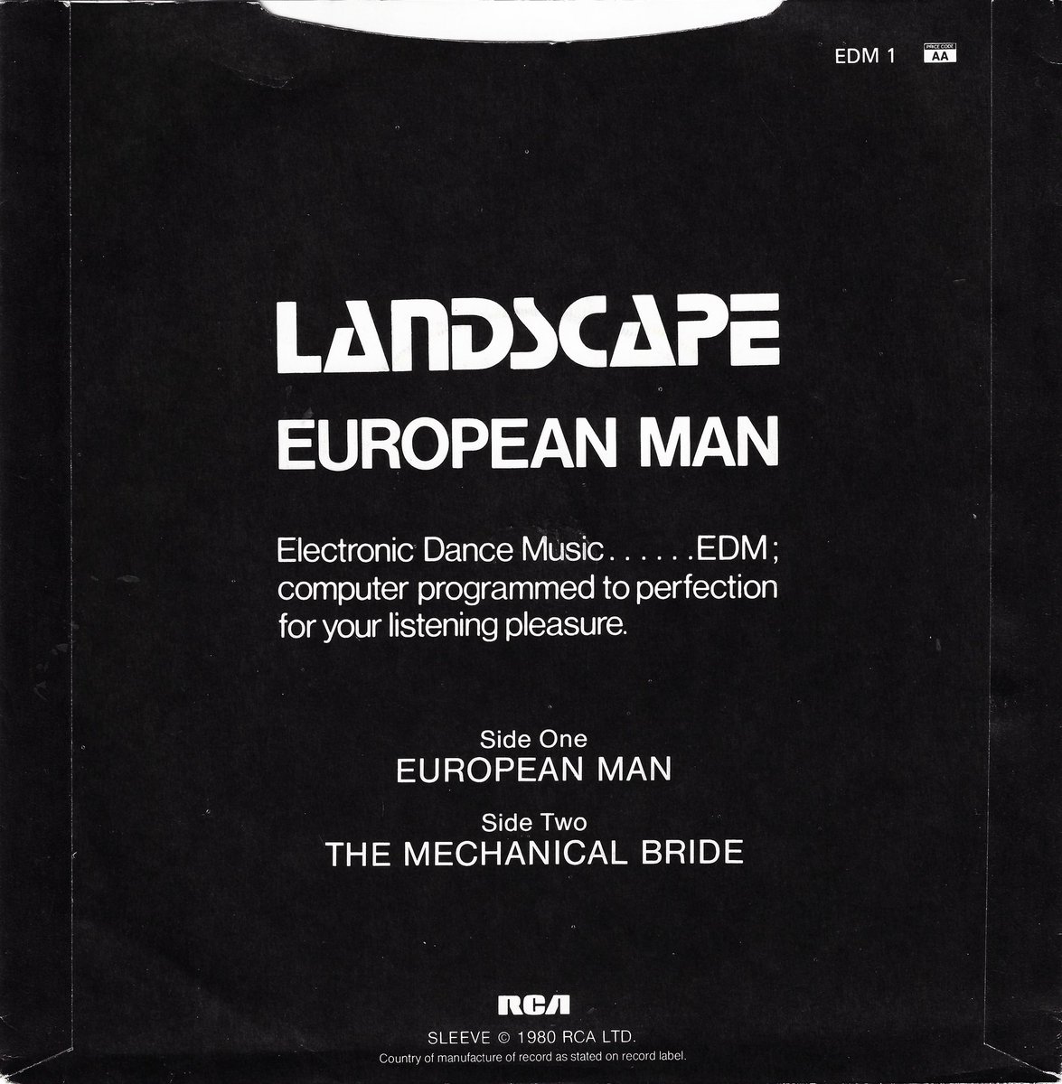 European Man 7-inch, open.spotify.com/track/1MLbtSeI… #EDM #TSOLS #electrojazzpop