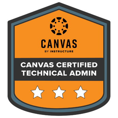 Excited to share I am now a certified @Canvas_by_Inst Technical Admin! I love continuing my learning journey and am so thankful @Chelsey_Cody values growth mindset. #ontothenextone #lifelonglearner #getonmylevel #imcertifiable #growthmindset #professionaldevelopment  #anotherone