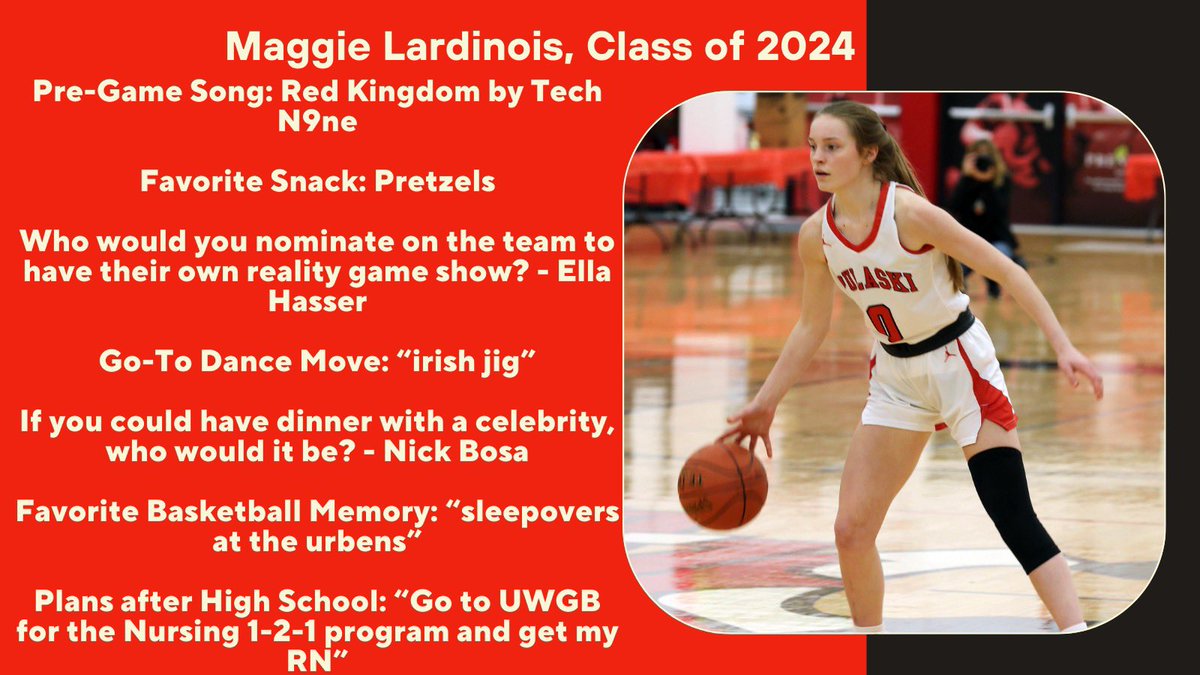 ✨GAME DAY SPOTLIGHT✨ Meet senior, #0, <a href="/LardinoisMaggie/">maggie lardinois</a> !!