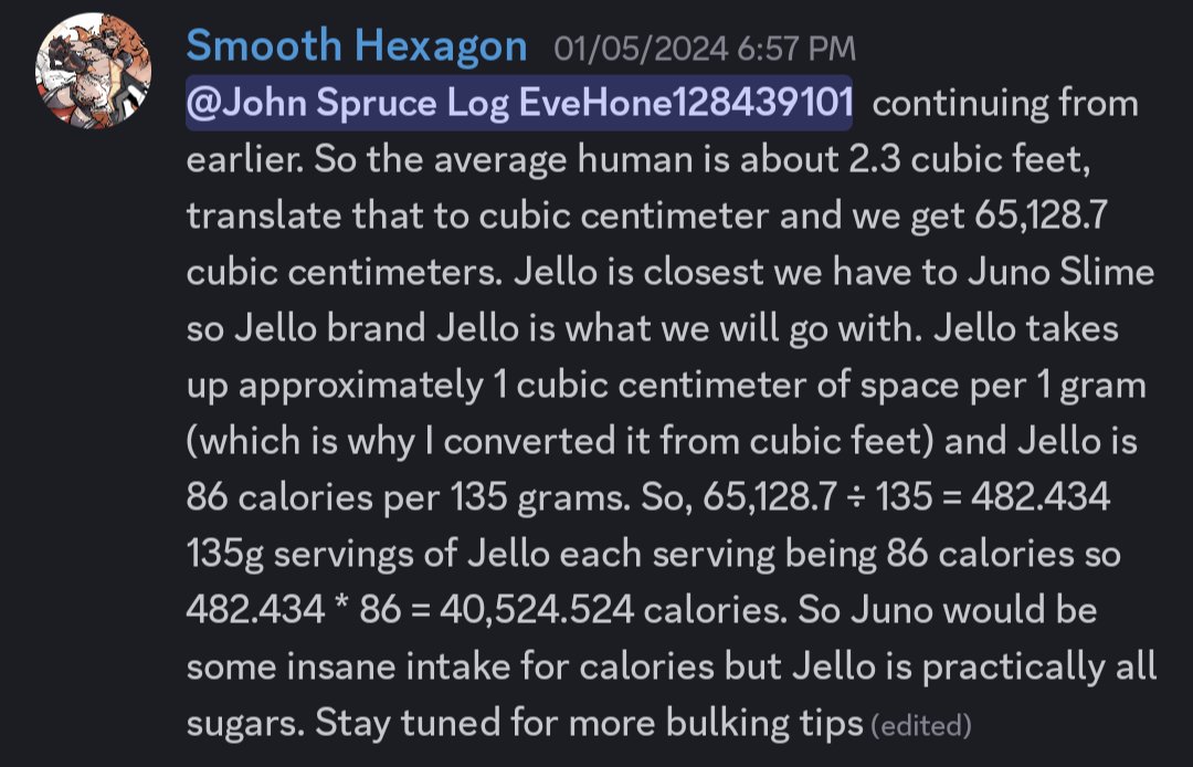 SmoothHexagon's tweet photo. @OSAsherPosting @TikaRika09 @sussystrike Rika was just following my bulking advice https://t.co/pd9bocUjlb