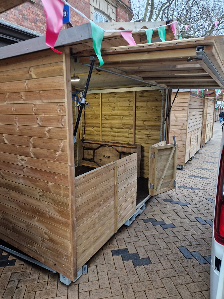 Rhubarb Festival set up.
The madness begins tomorrow!