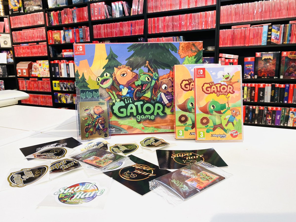 CollectorVault's tweet photo. #lilgatorgame in all its glory 🥰 Congrats with #100 #srg! 

#gamemuseum #videogames #gameroom #gamecollecting #gamecollection #raregames #limitedgames #retrogames #retrogaming #retroroom https://t.co/8phoy1qCGs