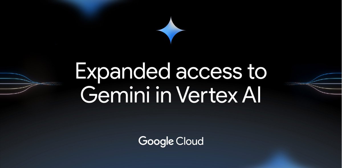 Today, @GoogleCloud is bringing more of Gemini to our customers with model updates and expanded availability. goo.gle/3UGAK4I