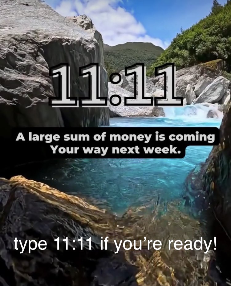 🌊 11:11 🌊