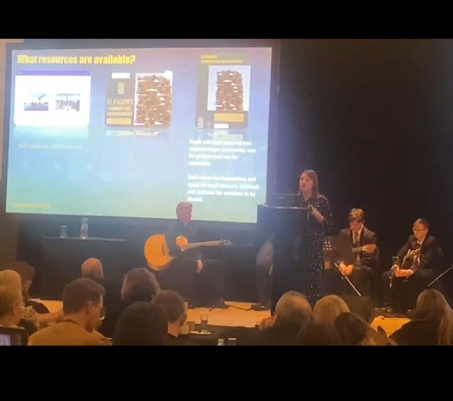 Hyndland Primary are very proud of Mrs Jones ,presenting to a packed Connected Conference in Glasgow today. Sharing her expertise in the development of VIDI teaching resources. She was outstanding🤩