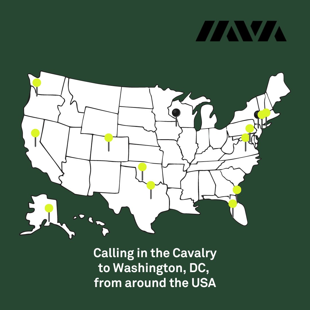 iava's tweet photo. Weโre calling in the #IAVACavalry from around the country. Check out this map to see the states and regions represented next month in DC.
And Upper Midwest vetsโฆ hit us up ๐
๐ https://t.co/AcjNj2oPw2
