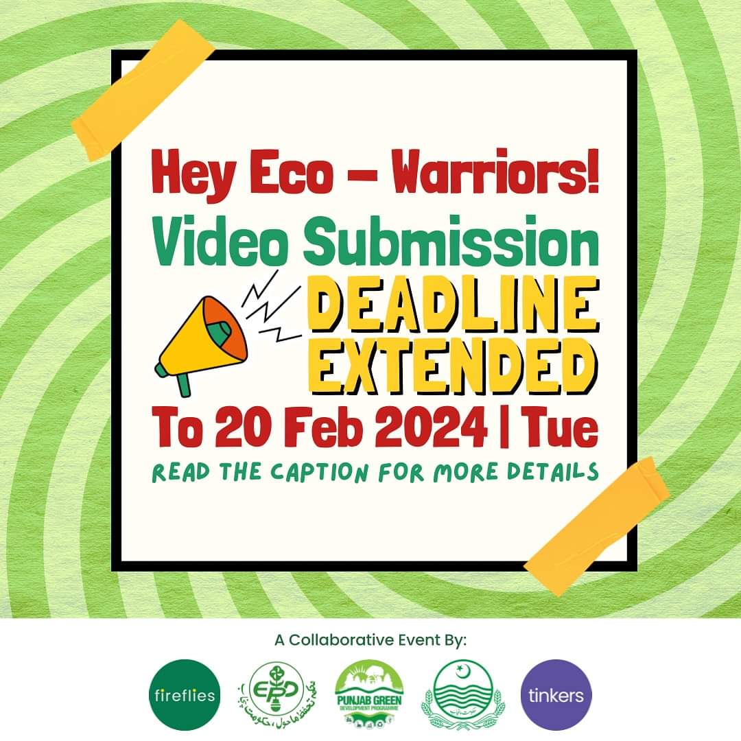 Deadline Extended! Hurry Up and submit your entries till 20th February! #saynotoplastics