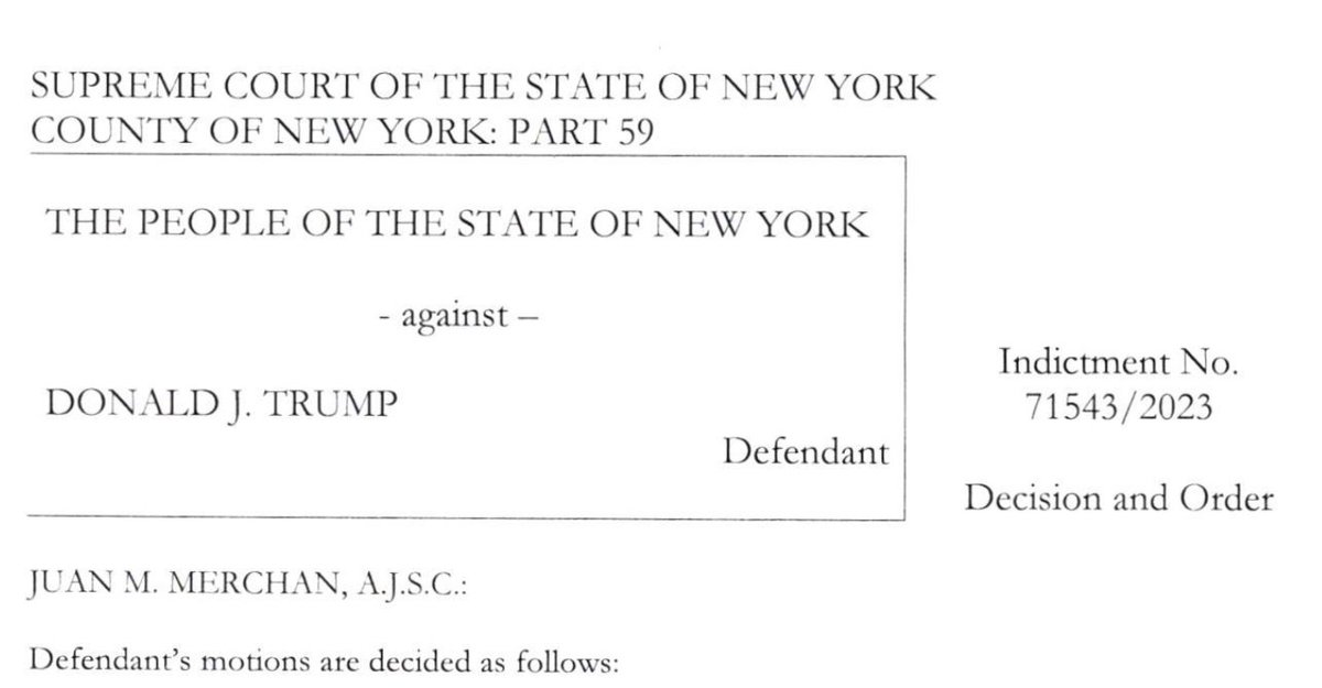 New York hush money case will be first Trump criminal trial, scheduled