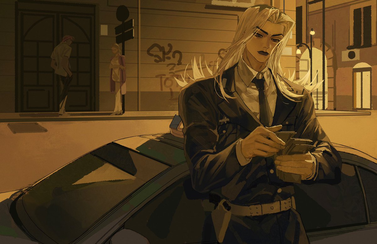 ringpullwww's tweet photo. 14/100  bad cop

#100日チャレンジ
#JJBA  #abbacchio https://t.co/brPUbWQRaa