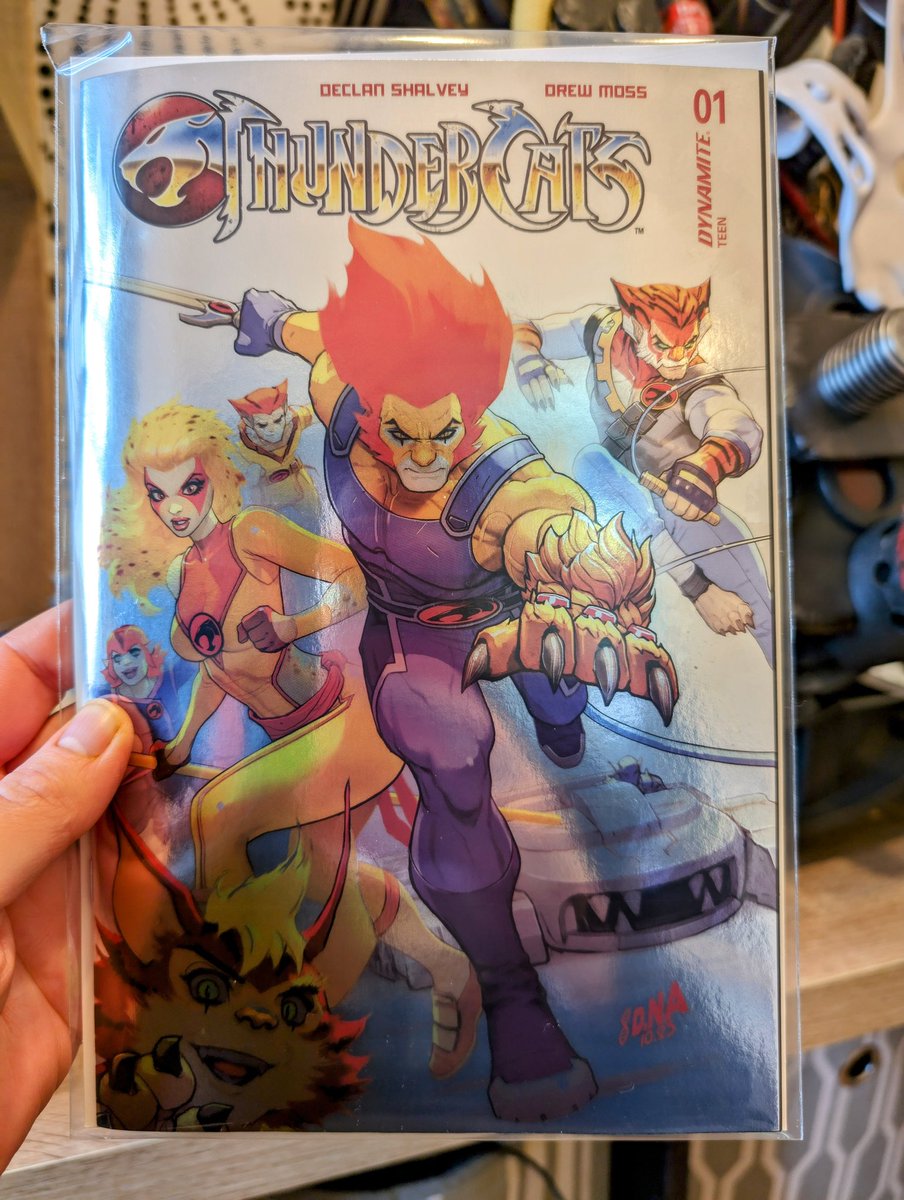 Picked up the new #Thundercats comic while I was shopping. As a child of the 80s, this story took me right back, and I cannot wait for the next issue.. Going on a proper nostalgia trip at the mo 😎