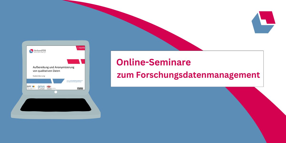 #LoveData24 #fdm
Wie bereitet man qualitative Forschungsdaten auf und wie anonymisiert man sie? Diese und andere Fragen behandeln unsere Online-Seminare auf YouTube. 
youtube.com/@forschungsdat…