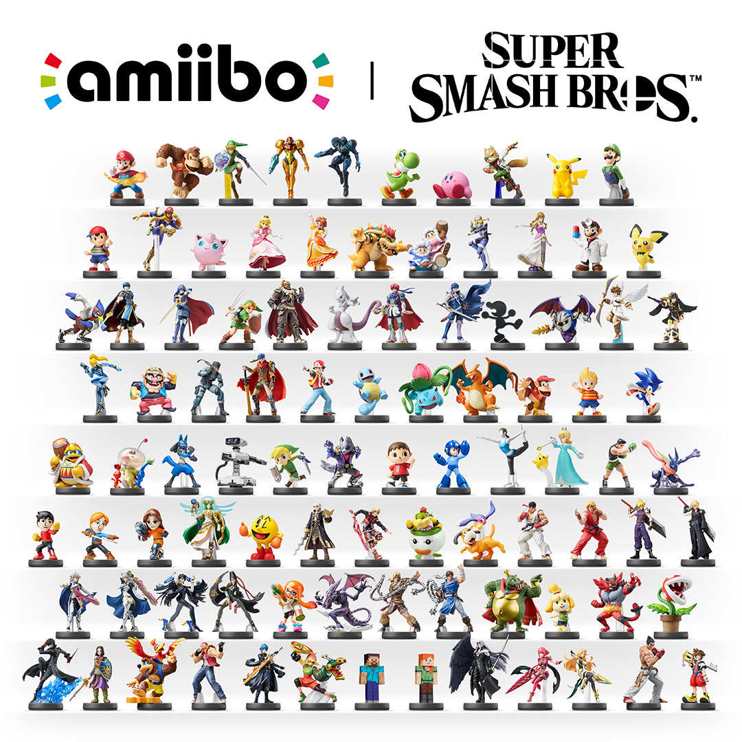 Everyone is here…in #amiibo form! #SmashBrosUltimate