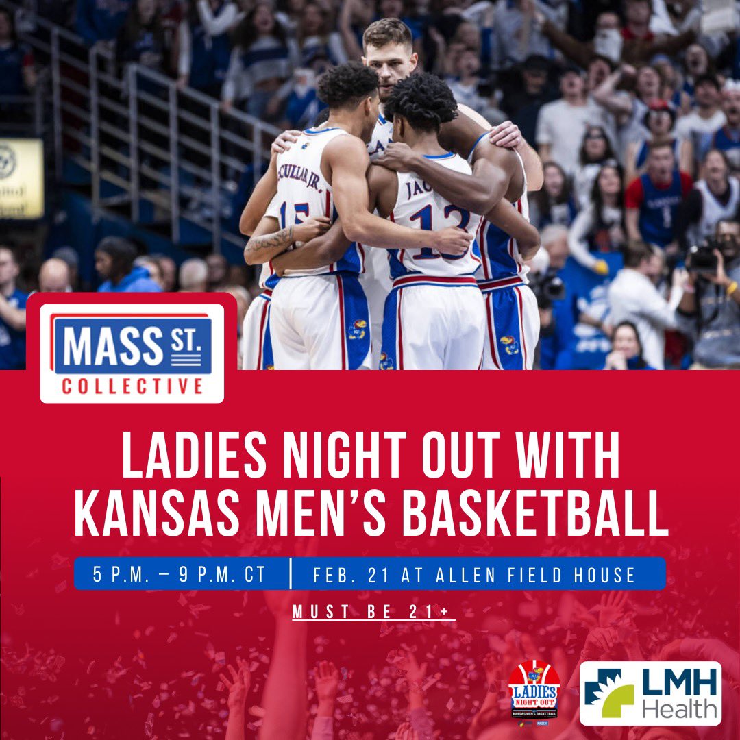 🚨 limited tickets remaining! 🚨 this is your last chance to get tickets to next week’s Ladies Night Out with @KUHoops and @CoachBillSelf 🏀 This event WILL sell out so get your tickets now: massstnil.com/products/kansa… #RockChalk | #MassStCollective #NIL