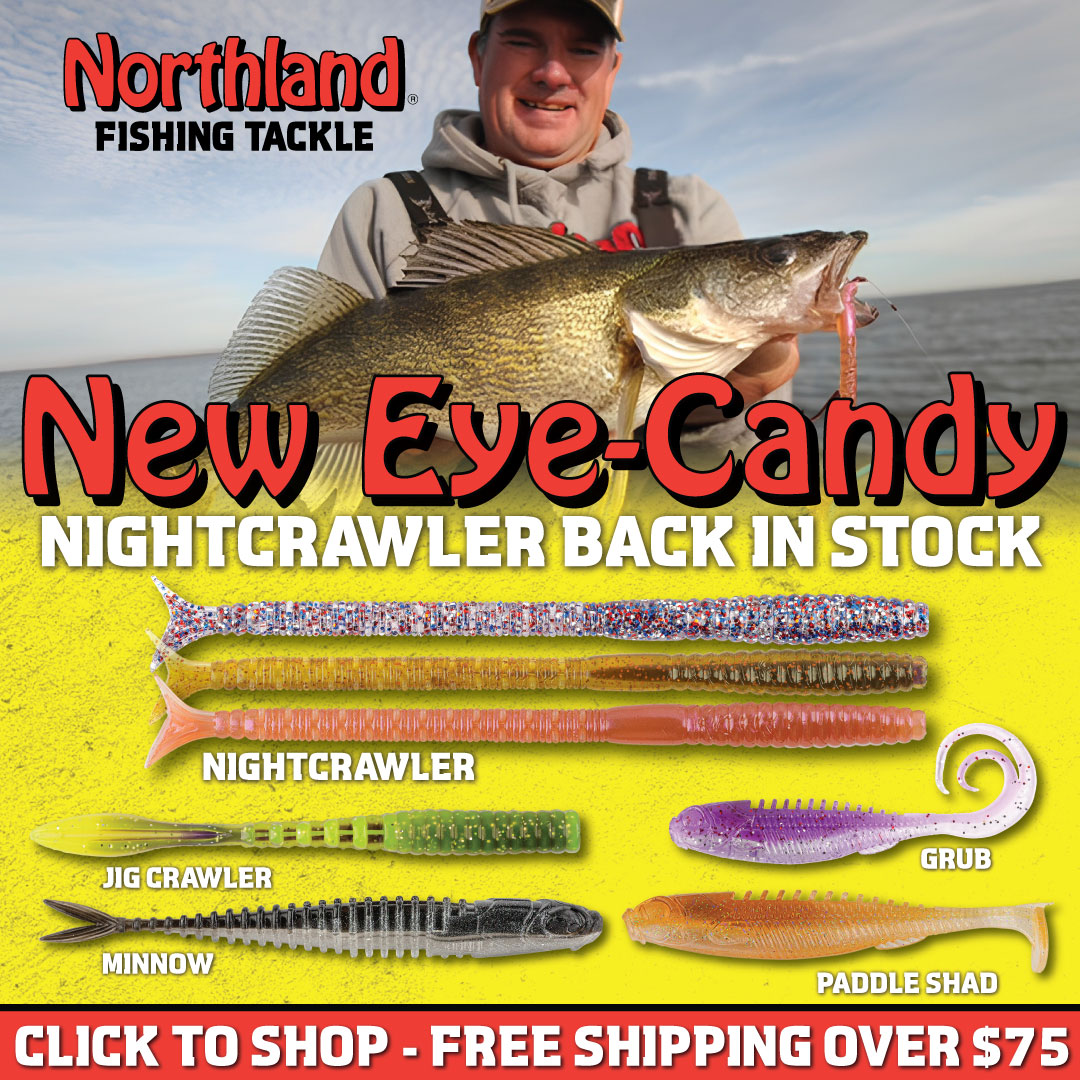 Northland Tackle on X: EYE-CANDY NIGHTCRAWLER BACK IN STOCK! 🎣  #TeamNorthlandTackle   / X