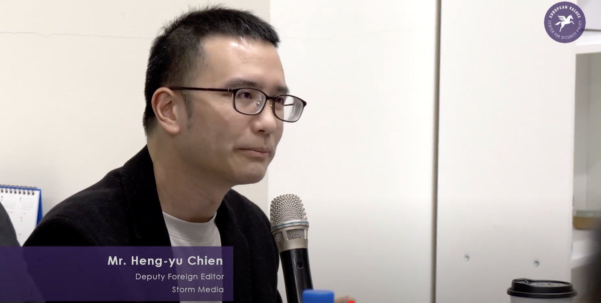 yehaoqin's tweet photo. 🇹🇼🗳️ #ICYMI: On 1/24, we at @_EuropeanValues hosted a panel discussion about the impact of #TaiwanElections2024 on #Taiwan-#EU relations at our #CzechHub. Ft. Dr. Ching-Hsin Yu, NCCU Election Study Center, Heng-yu Chien, @StormMediaGrp, and yours truly.
🔗https://t.co/EqHadeF300 https://t.co/gJ0VMaZKGC