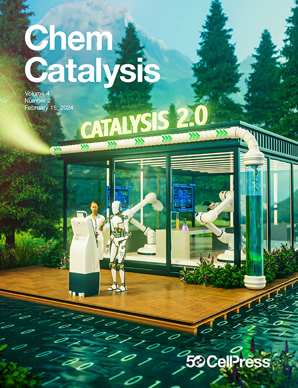 Our February issue is live! Cover art features Prof. Paco Laveille's work on human-robot interaction for future catalyst development, and articles from @RyanMRichardsCO @XinGroup_VT @ZhuHuiyuan and more! #catalysis #Sustainability Read them all here: cell.com/issue/S2667-10…