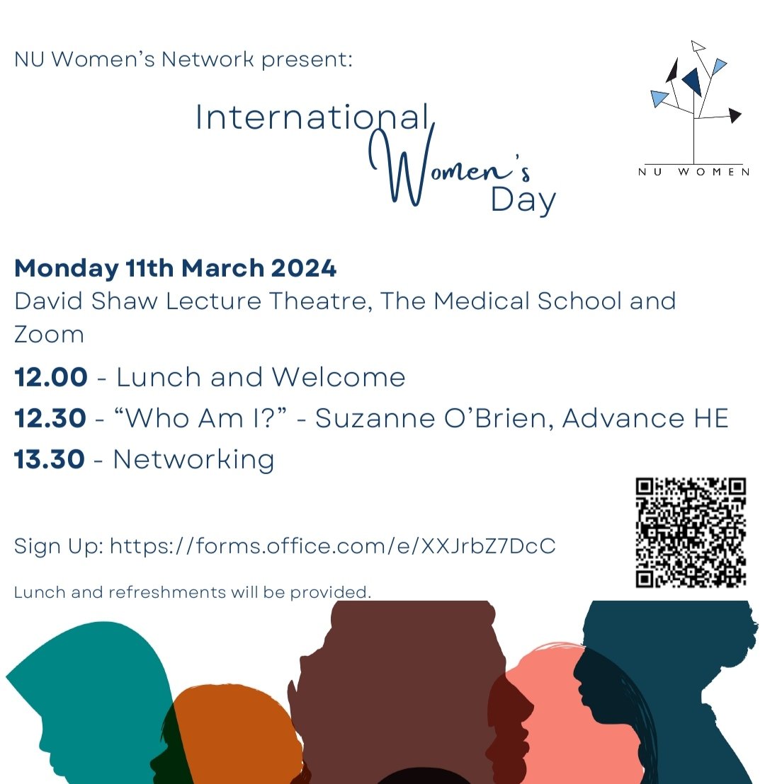 📢 Join us for our NU Women International Women's Day Lecture. Full Details Below 👇 Register by 1st March 2024 🗓️ #IWD2024 #networks #EDI #InspireInclusion