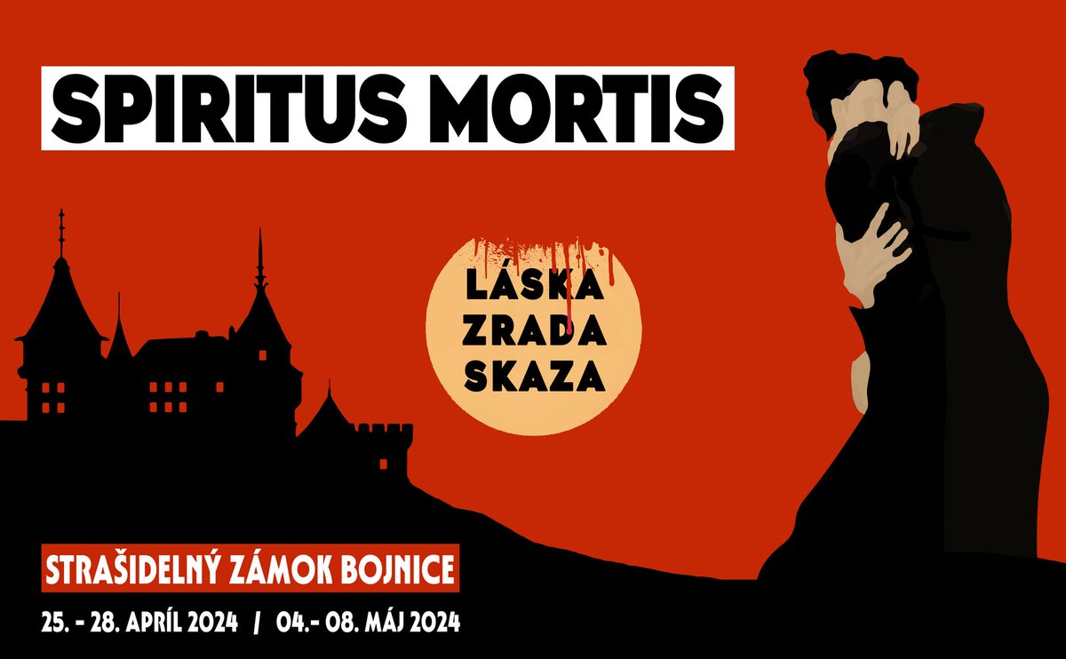 BojniceCastle's tweet photo. Čaká nás audiovizuálna hororovo-romantická show! Strašidelný zámok tento rok ovládne duch smrti!

Informácie už teraz na webe múzea.

#bojnickyzamok #strasidelnyzamok #spiritusmortis https://t.co/xdSUlH6lwJ