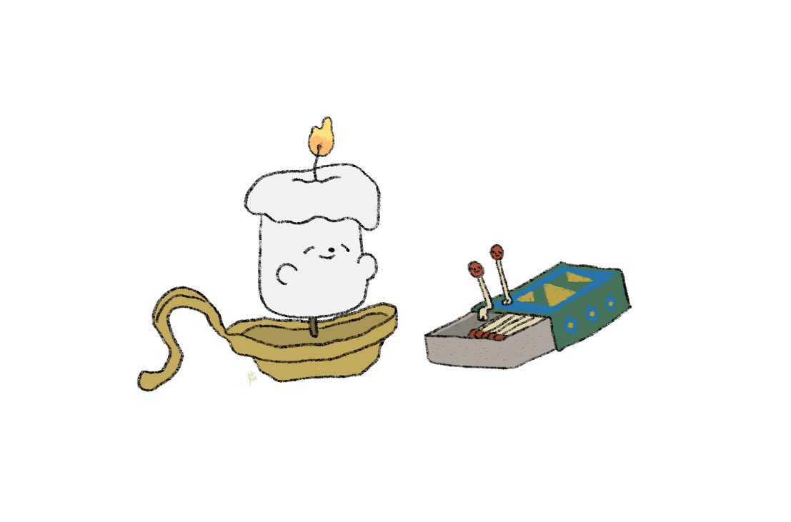 「candle & matches 」|海なりのイラスト