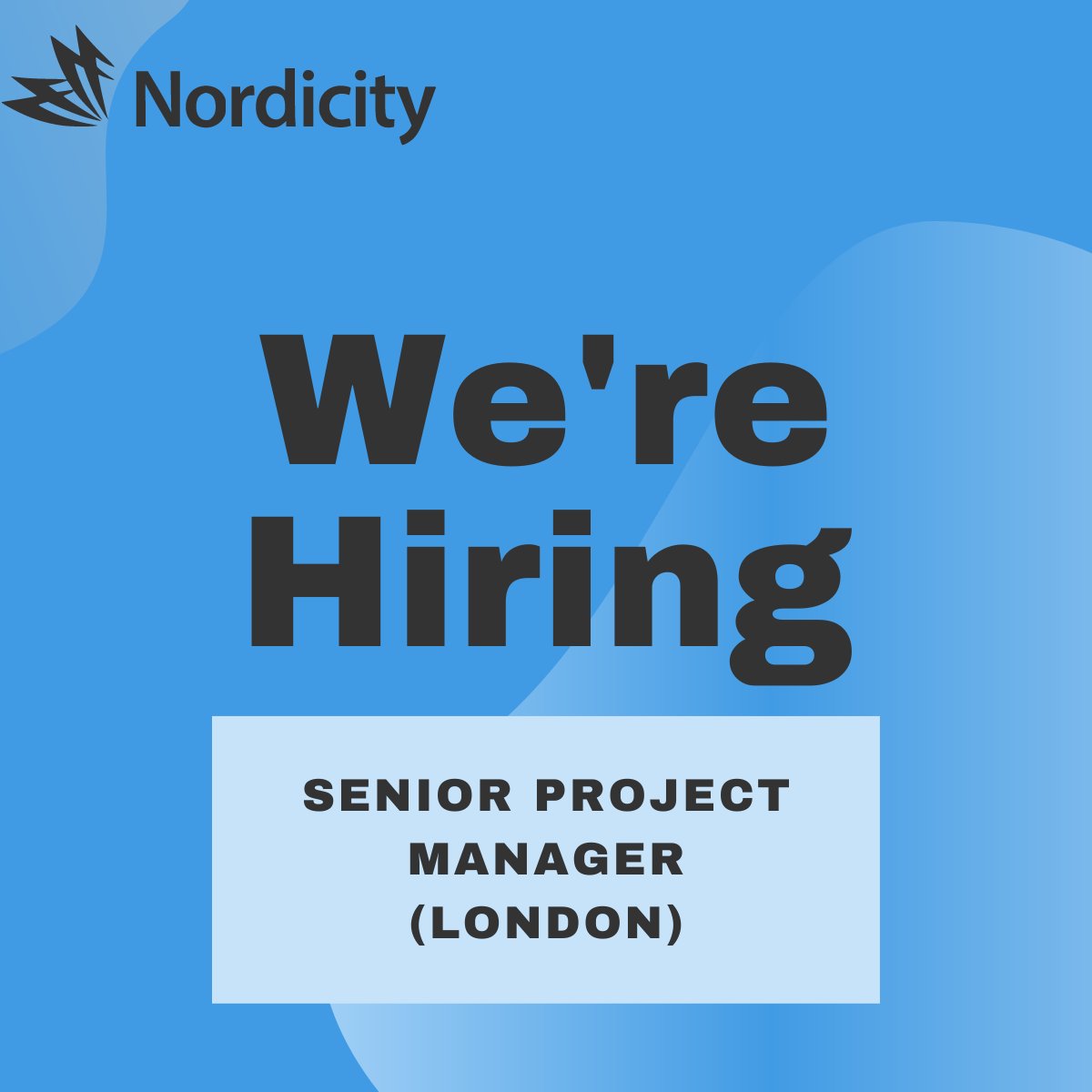 Nordicity's London office is hiring a Senior Project Manager. We're on the lookout for an enthusiastic team member to help us grow our practice. 

Apply now: bit.ly/3SykdNy