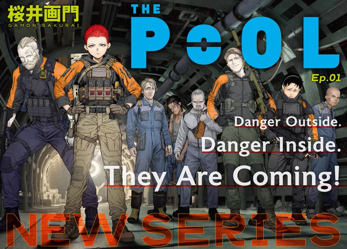 aaahh didn't know someone already translated Gamon Sakurai's new manga! nice to see him back 😤
#thepool 