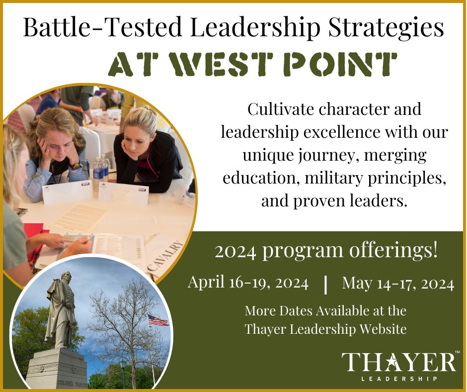 Thayer Leadership tweet media