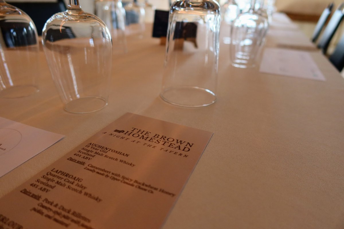 A Night at The Tavern was a night to remember! 🥃

The Homestead was filled with fantastic company as we paired whisky with local history, and the perfect menu thanks to Cafe Pique Nique. 

Thanks to  <a href="/Whisky_Consult/">TheWhiskyConsultant</a> &amp; <a href="/KraunElectric/">Kraun Electric</a> for helping us offer this unique experience!