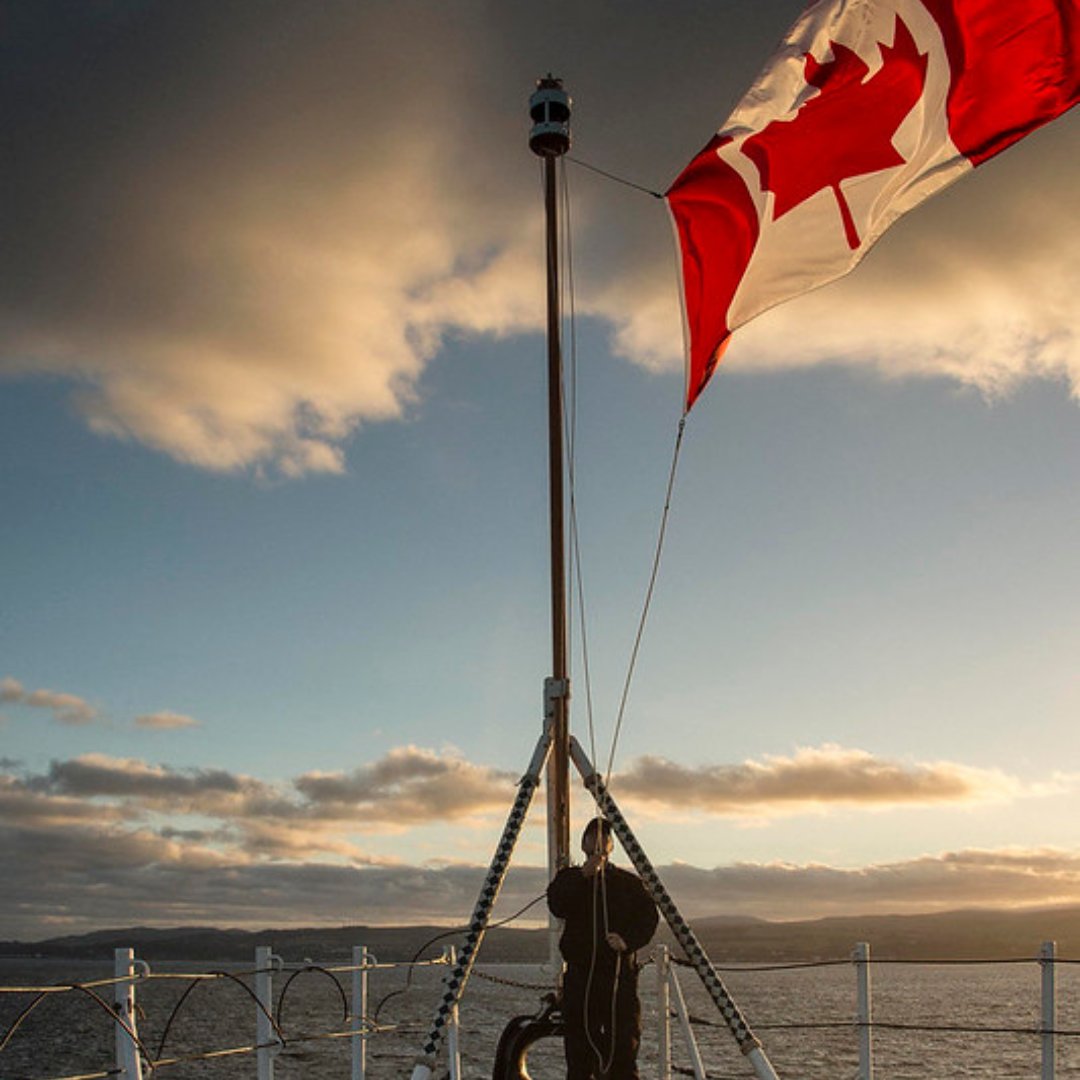 NavyBikeRide's tweet photo. On this day in 1965, our red and white maple leaf flag was raised on Parliament Hill for the very first time. Join us today in proudly celebrating the 59th birthday of our #Canadian flag. 🇨🇦 #OneNavyStrong https://t.co/jrbgHzmdfj