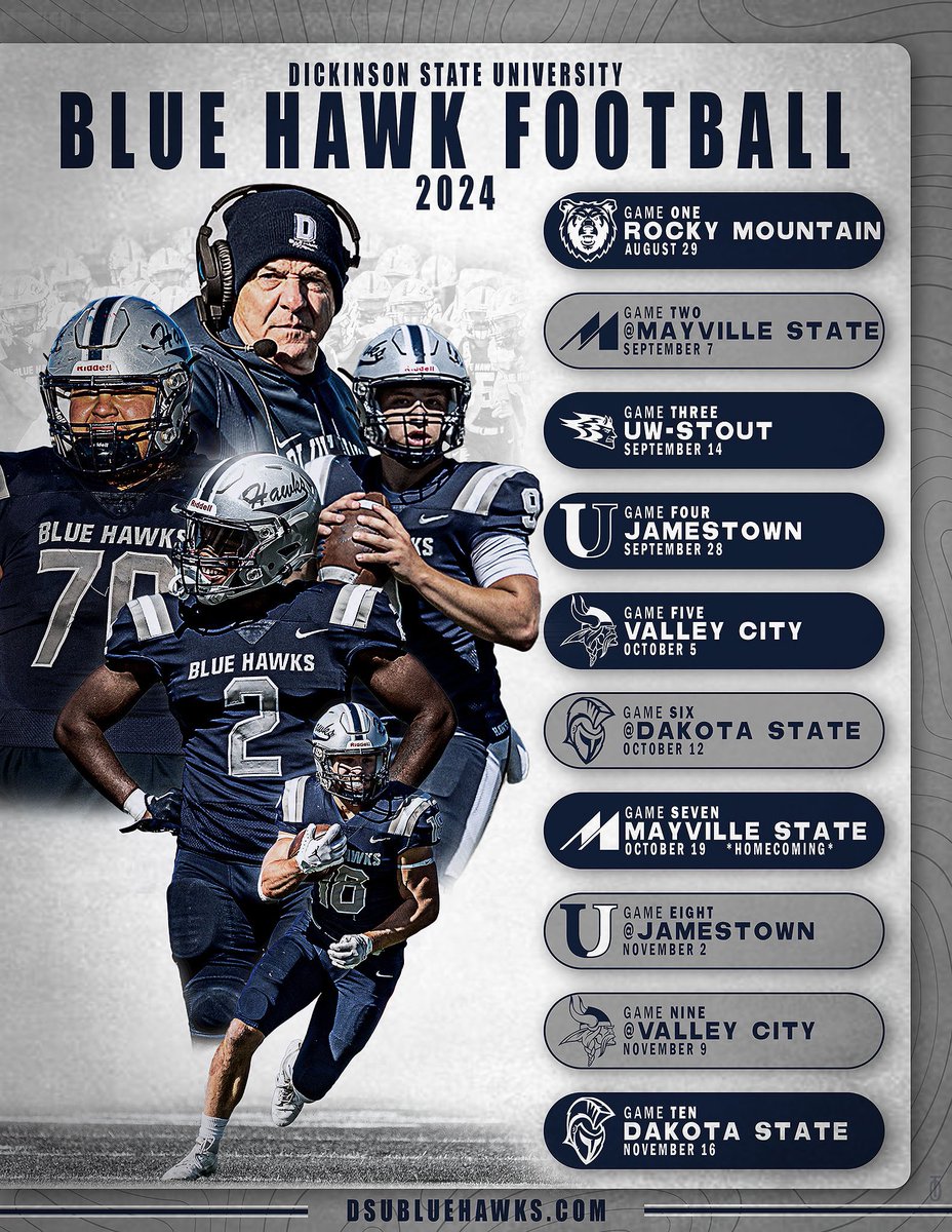 We are excited to play 6 regular season games in front of our home crowd at The Hank! #HawksAreUp