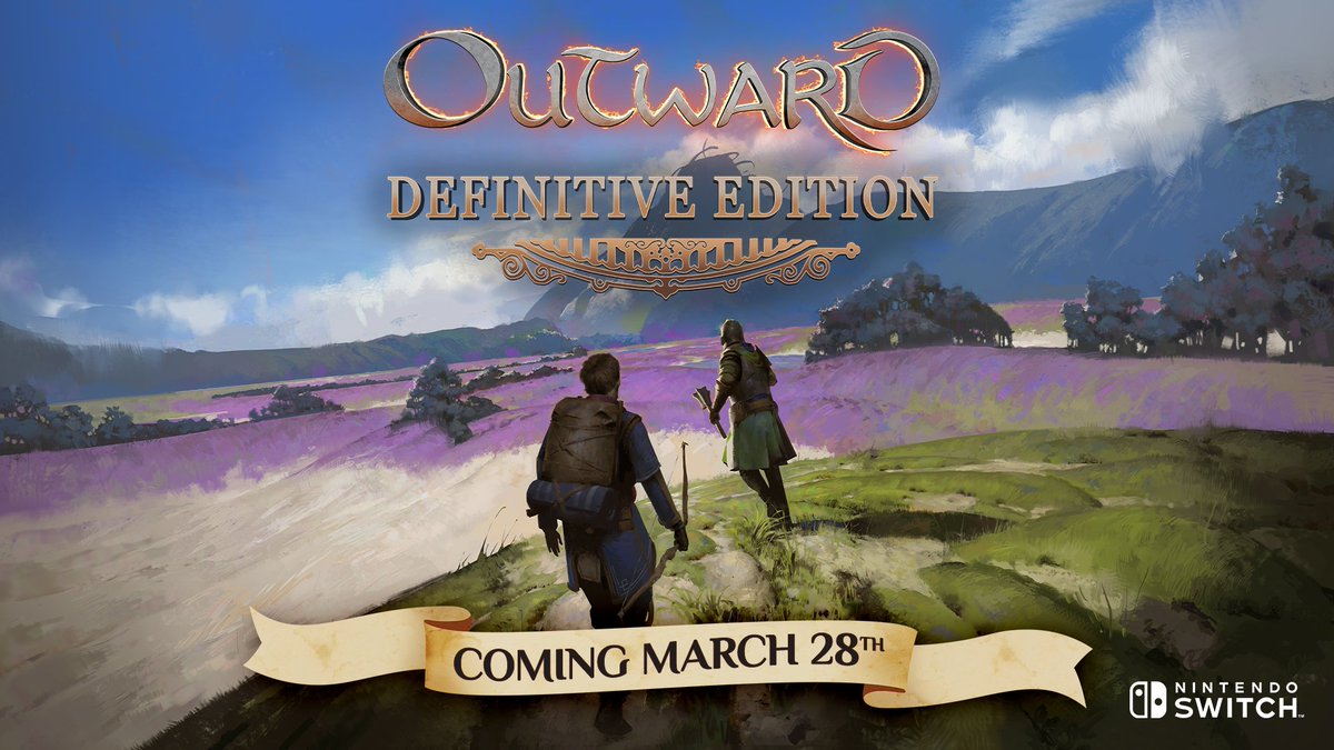 PLAION_UK's tweet image. Exciting news, adventurers! 🎮 Outward Definitive Edition is coming to Switch on March 28th.
 
Get ready to explore the vast lands of Aurai wherever you go ⚔️
 
#Outward #NintendoSwitch