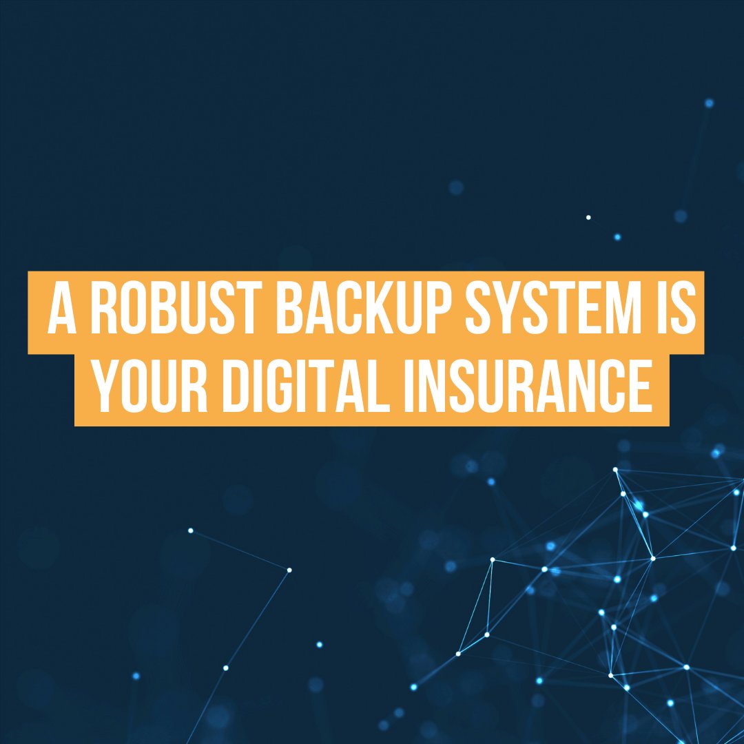 on_time_tech's tweet image. Have you backed up your files lately?
Data Backups is your digital insurance. Whether it&apos;s personal documents or critical business data, a robust backup system is your digital insurance policy.