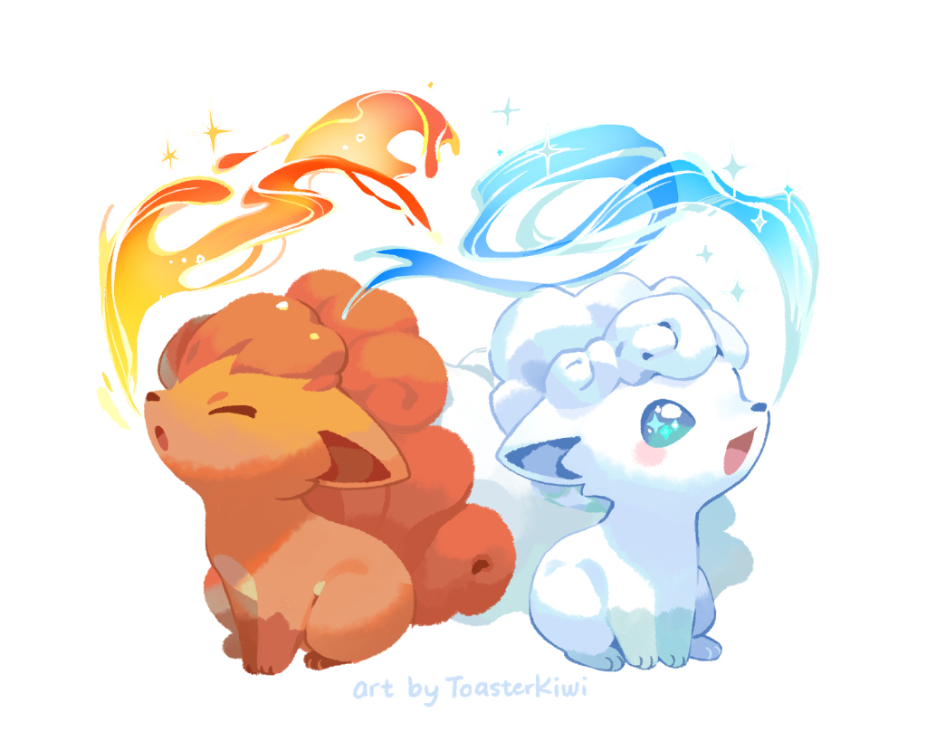 アローラロコン 「Vulpix 」|🥝 Kiwi’s art @ KawaiiKonのイラスト