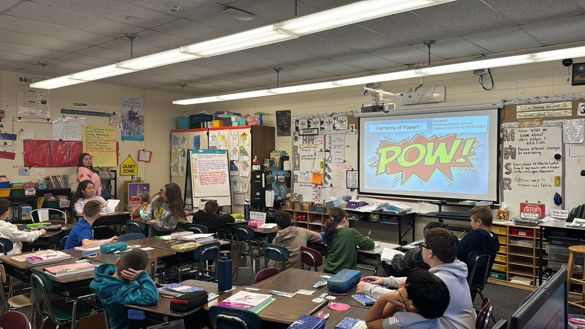 💥4th graders using Patterns of Power in their Reading History Unit! @craMrsFinn