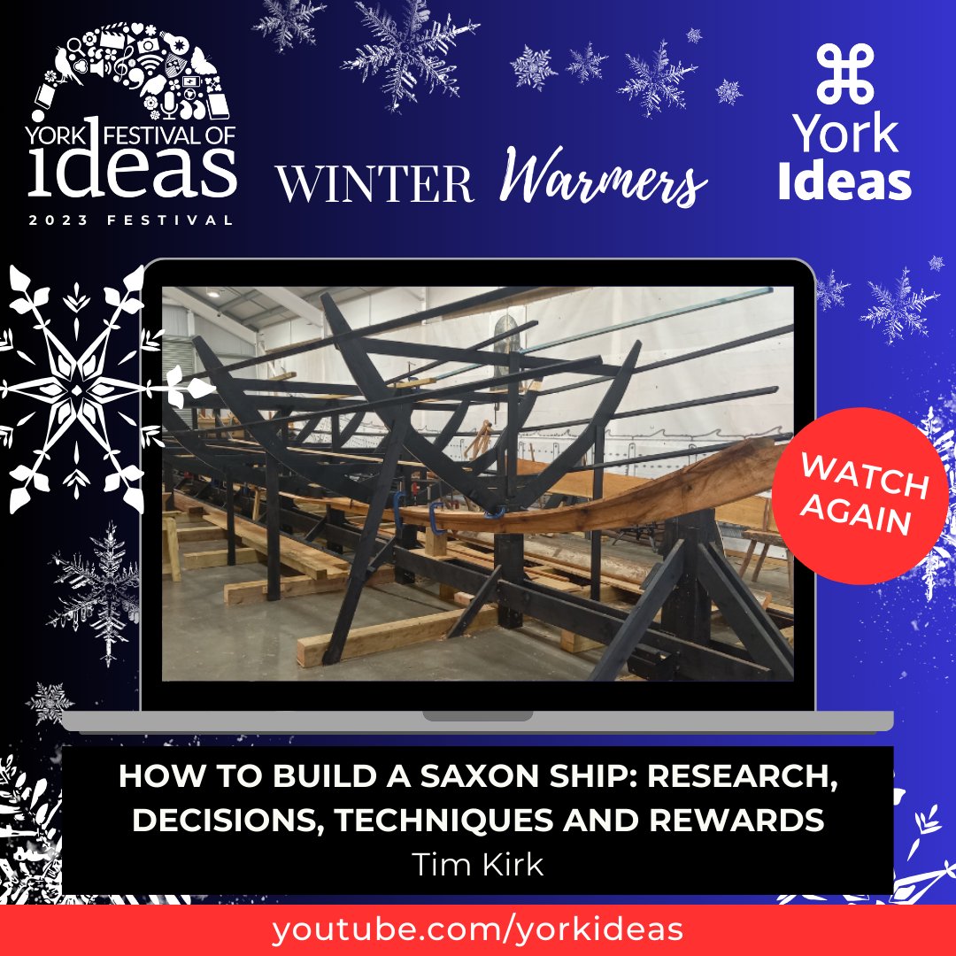 Find out how the Sutton Hoo Ship’s Company is reconstructing the giant 90ft-long ship discovered under a mound at the royal burial ground of Sutton Hoo in 1939. ow.ly/jhsU50Qt4GE #YorkIdeas